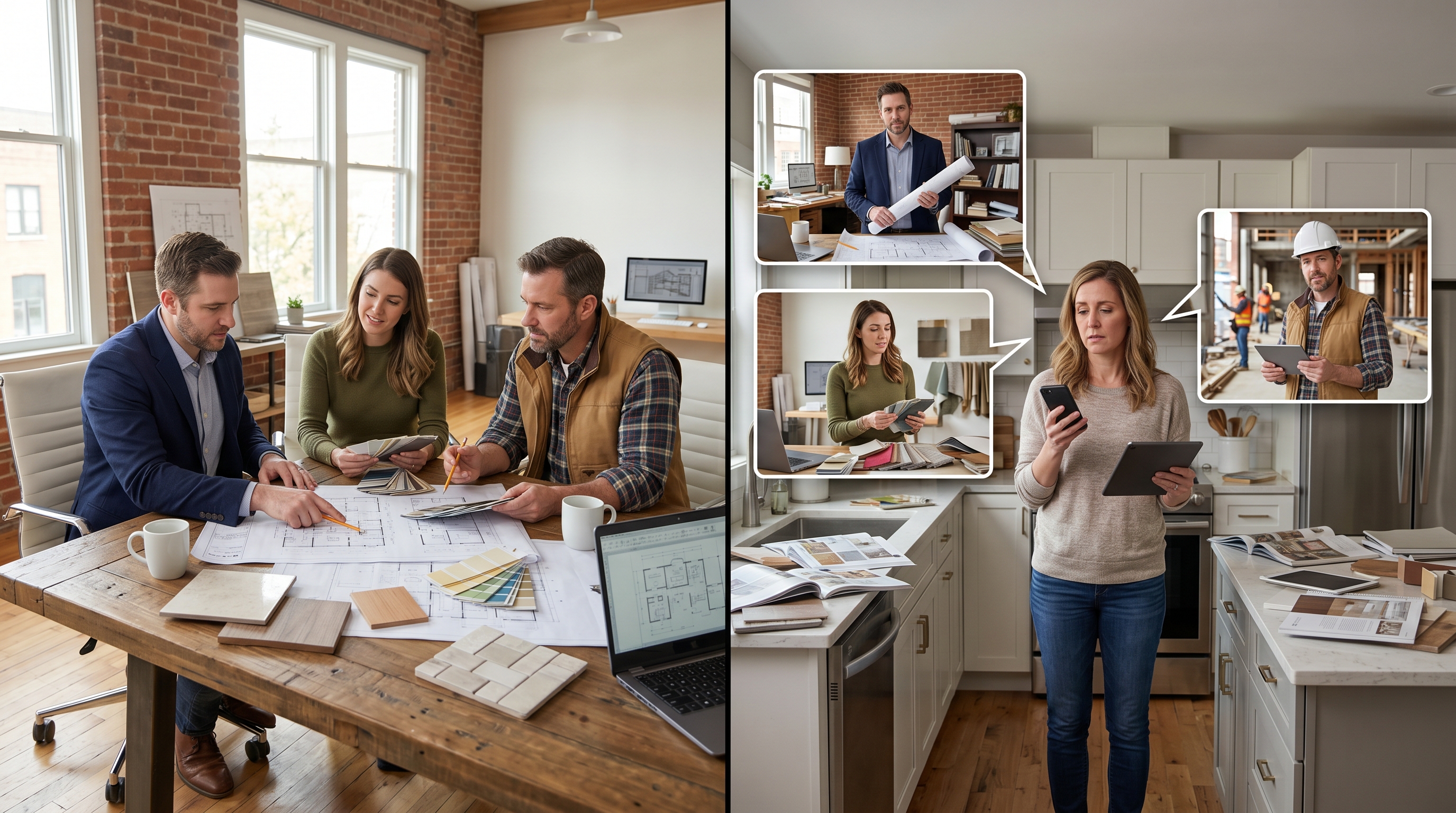 Design-build vs traditional contractor workflow comparison