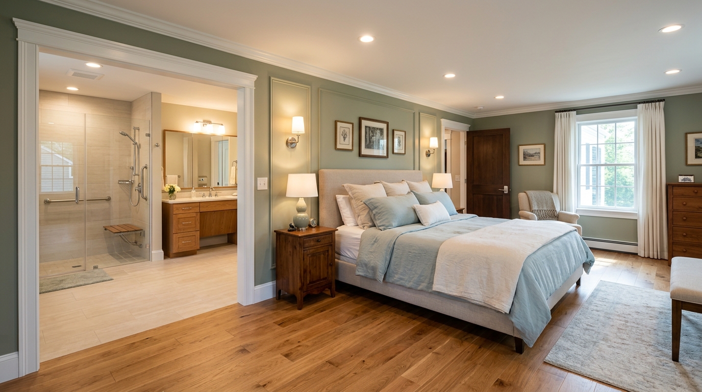 Aging in place home modification project by RD Horizon Builders