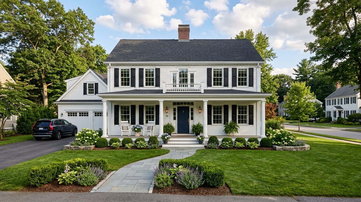 Completed whole-home exterior remodeling project